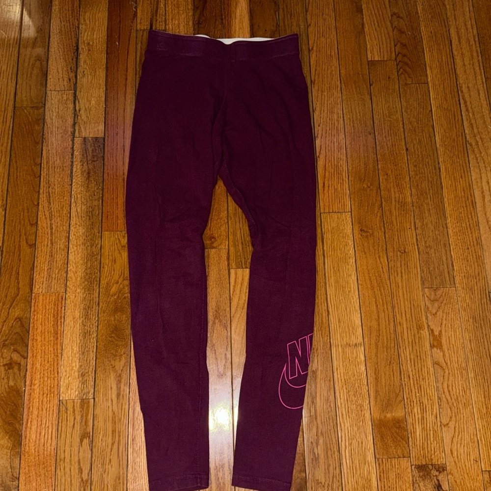 Maroon Nike Leggings